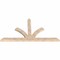 Ekena Millwork Richland Smooth Timber Gable Bracket, Douglas Fir, 96"W x 52"H x 3 1/2"D x 5 1/2"F, 13/12 Pitch GBW096X52X0406RIC00SDF - alternate 5